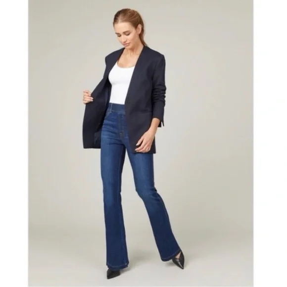 Spanx The Perfect Oversized Blazer Navy NWT - Picture 3 of 3